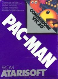 Pac-Man Vic-20 US box art